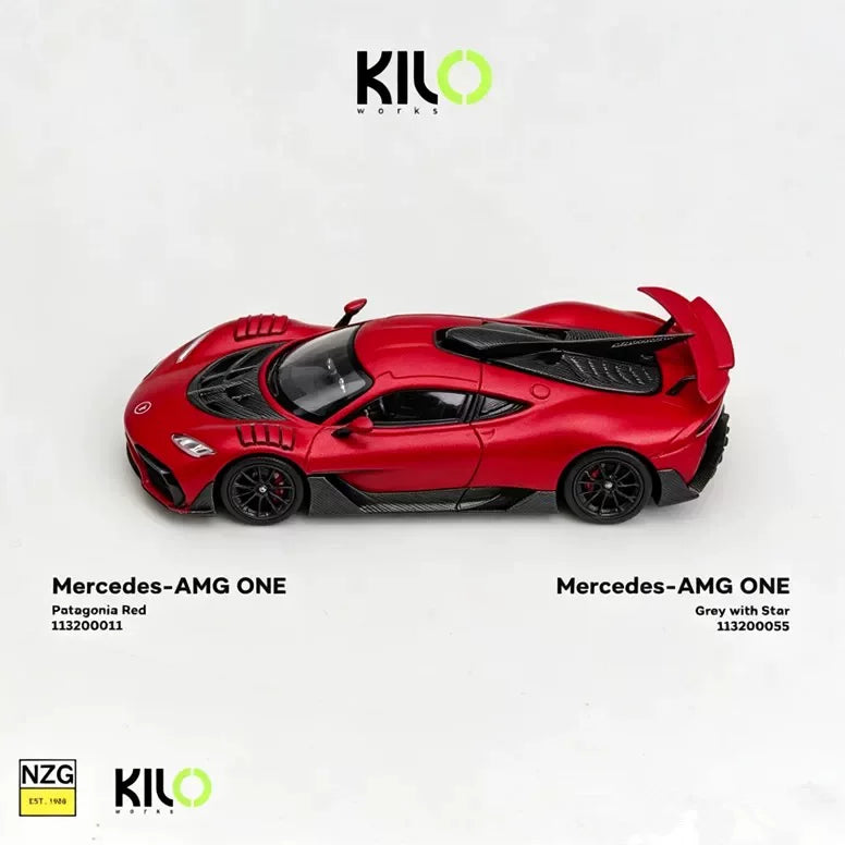 Kilo Works 1:64 Mercedes AMG One Patagonia Red Detailed Engine Bay - Mercedes Official Licensed