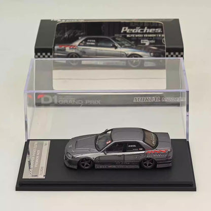 Mortal 1:64 Nissan Skyline GT-R ER34 25GTT GT-T Turbo Drift Version Grey Limited 999 Pieces