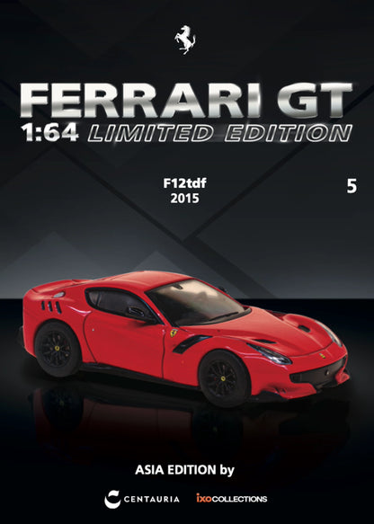 CENTAURIA x IXO COLLECTIONS FERRARI GT 1:64 Magazine ASIA EDITION - FERRARI F12 TDF 2015 (English Version)