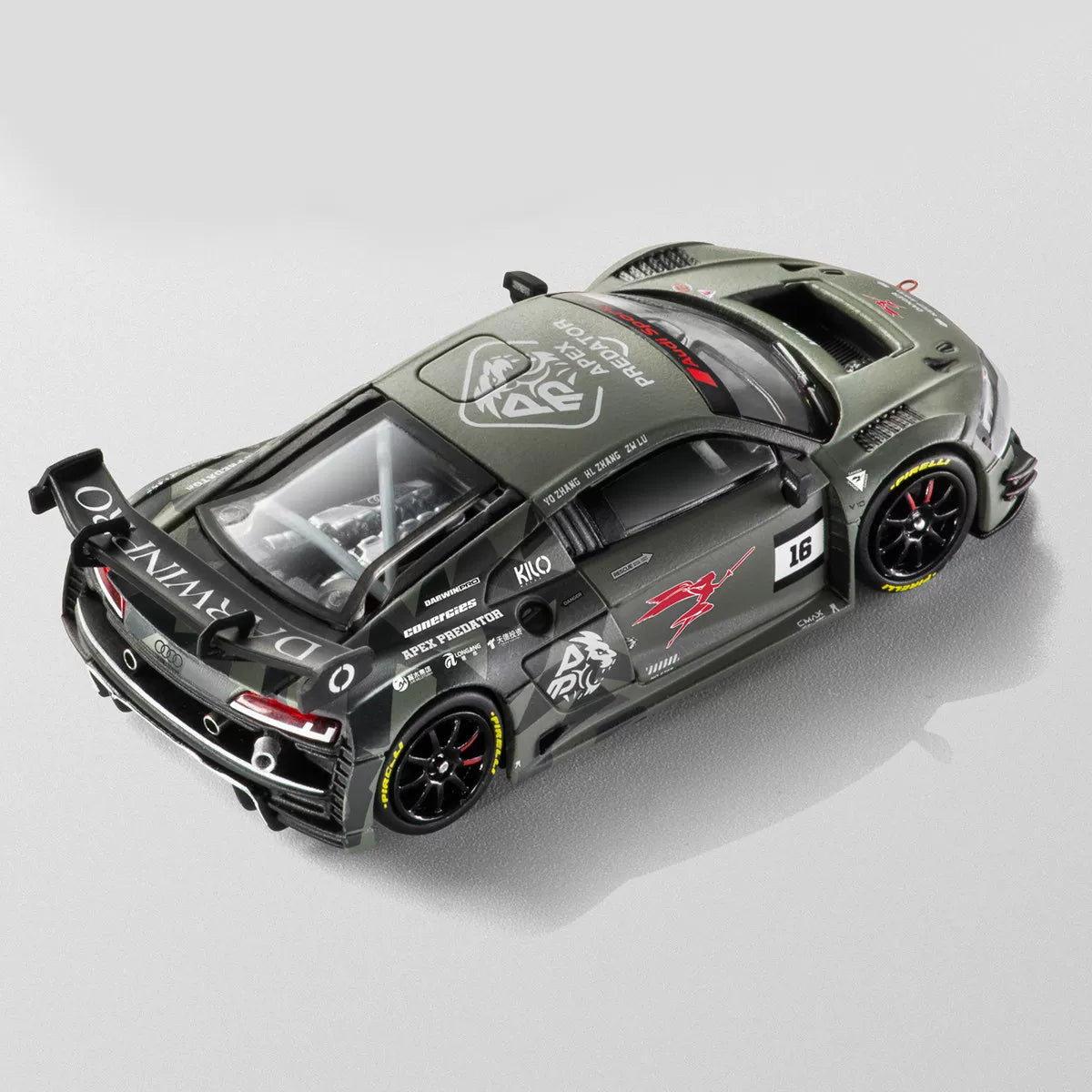 Kilo Works X Darwin Pro 1:64 Audi R8 GT3 EVO II Green #16 Official Licensed - Hobby Expo China 2026 Limited Edition