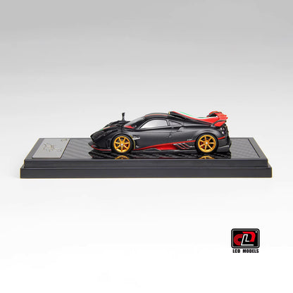 LCD 1:64 Pagani Imola Matt Black with Italian Stripes Official Licensed