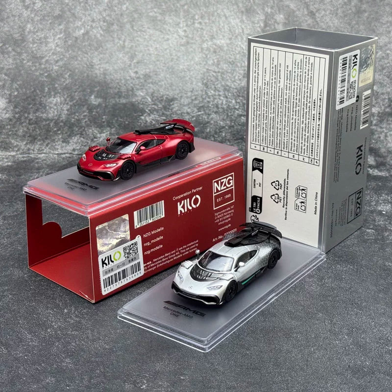 Kilo Works 1:64 Mercedes AMG One Patagonia Red Detailed Engine Bay - Mercedes Official Licensed