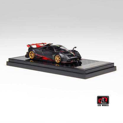 LCD 1:64 Pagani Imola Matt Black with Italian Stripes Official Licensed