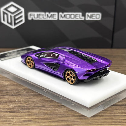 [Premium Resin Model] FuelMe Neo 1:64 Lamborghini Countach LPI 800-4 Viola Pasifae Purple