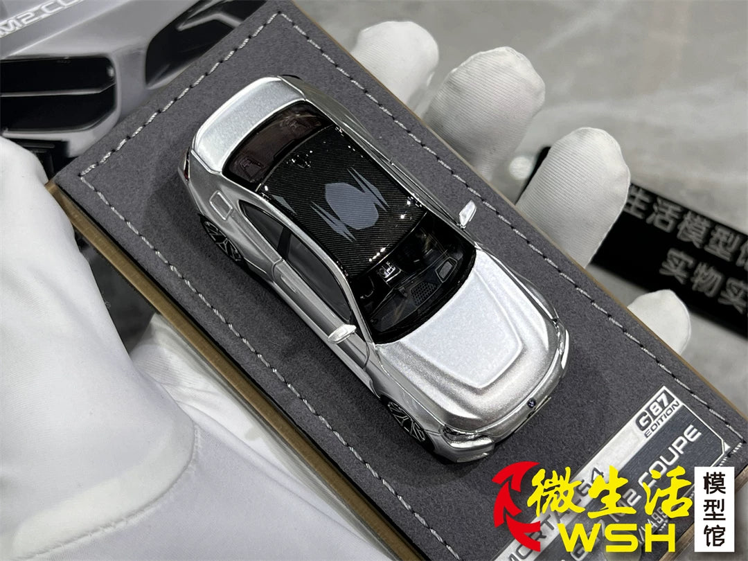 Mortal 1:64 BMW M2 Mk2 G87 Liquid Metal Silver in Premium Box Packaging