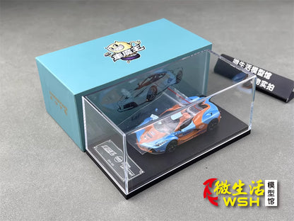 Demon King Auto 1:64 Ferrari LaFerrari F150 Gulf Edition in Premium Box Packaging