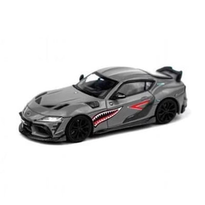 Pop Race X Enigma 1:64 Toyota GR Supra A90 Mk5 Darwin Pro Custom 66G NWB Green Shark in Blister Packaging (PRE002)