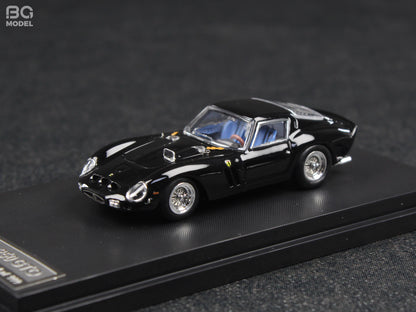 Classic Lover 1:64 Ferrari 250 GTO Pearl Black Openable Front Hood Detailed Engine Limited 999 Pieces