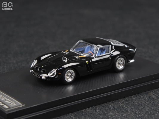 Classic Lover 1:64 Ferrari 250 GTO Pearl Black Openable Front Hood Detailed Engine Limited 999 Pieces