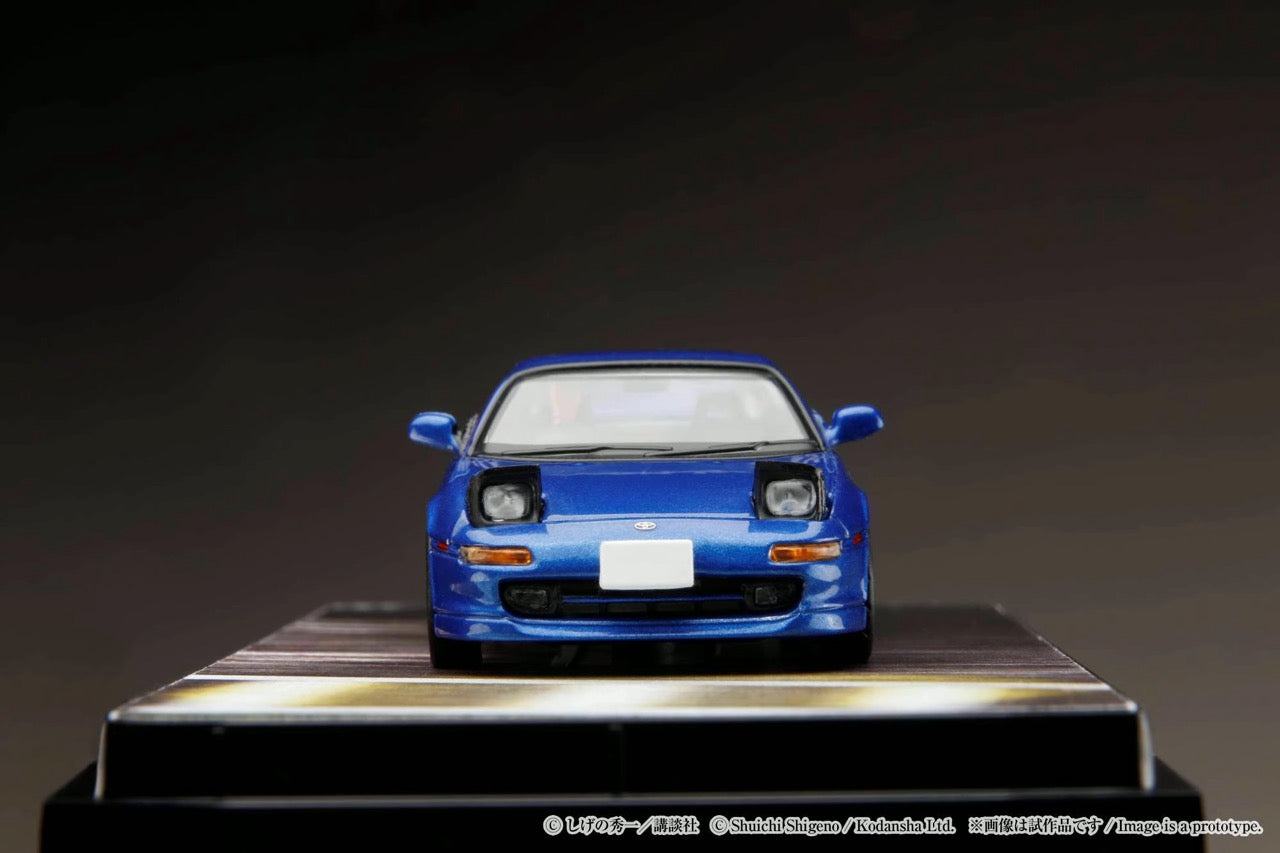 Hobby Japan 1:64 Toyota MR2 SW20 G-Limited Folding Headlight Initial D Official Licensed Kai Kogashiwa VS Takumi Fujiwara with Kai Kogashiwa Figure Driving In The Car