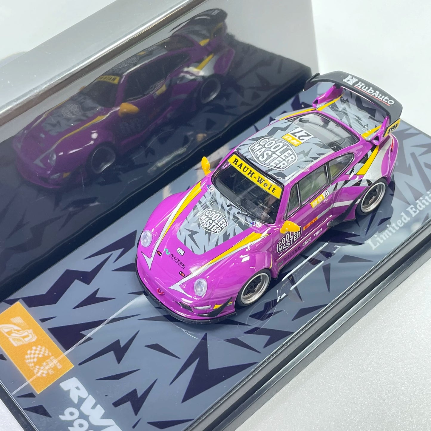 Motokit 1:64 RWB 993 #27 Cooler Master Purple Livery