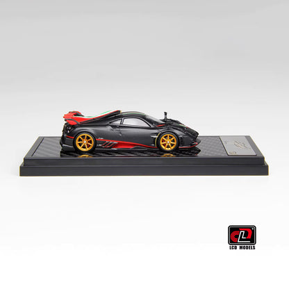 LCD 1:64 Pagani Imola Matt Black with Italian Stripes Official Licensed