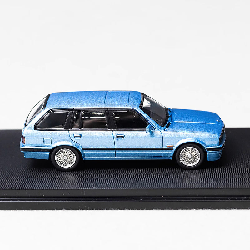 Mortal BMW 3 Series M3 E30 Wagon Pearl Blue Ordinary Stance Openable Front Hood Detailed Engine Limited 799 Pieces