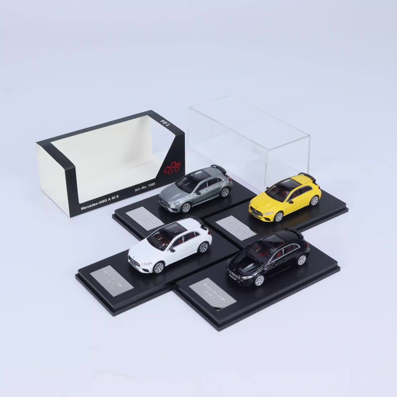 Kilo Works 1/64 Mercedes Benz AMG A-Class A45-S A45S W177 4 Doors Hot Hatch Hatchback Yellow