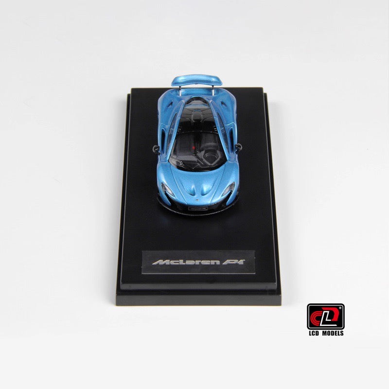 LCD Model 1:64 McLaren P1 Light Blue McLaren Official Licensed