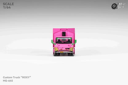 Mega Gear 1:64 Hino 300 Series MK2 Custom Extendable Tow Truck Container Livery Tyrannosaurus Roxy Pink (Limited to 2 per customer/ address)