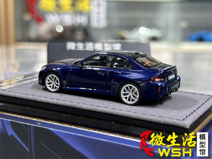 Mortal 1:64 BMW M2 Mk2 G87 Tanzanite Blue in Premium Box Packaging