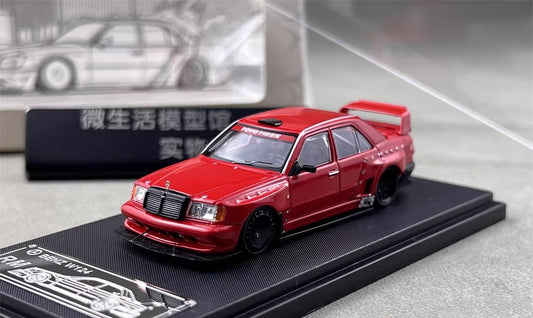 Rhino Model 1:64 Mercedes Benz E-Class MK1 W124 Red Concept Custom Edition