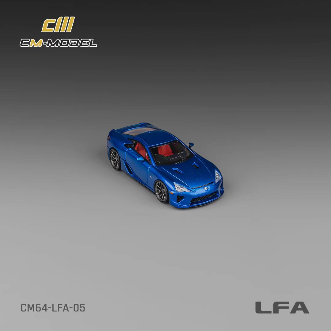 CM Model 1:64 Lexus LFA Blue Official Licensed (China Suzhou GT Show 2025 Limited Edition)