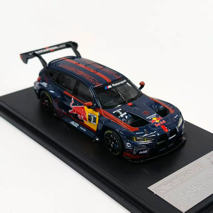 JICAR 1:64 M3 G81 Wagon Touring 24h Nurburgring Matt Blue Red Bull in Premium Box Packaging