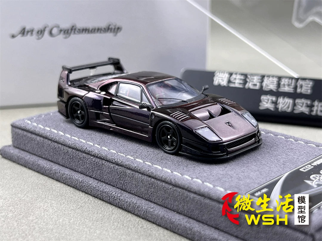 AOC 1:64 F40 Chameleon Colour Hobby Expo China 2026 Limited Edition (Openable All Doors and Hoods with Detailed Engine and Decal Stickers) (Copy)