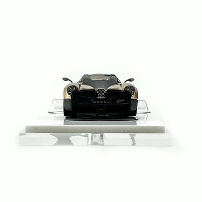HKM Premium 1:64 Pagani Huayra Coupe 2014 Champagne Gold (Movable Rear Engine Boot, 2 Gull Wing Doors, Front and Rear Spoilers) Limited 999 Pieces