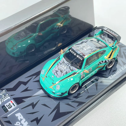 Motokit 1:64 RWB 993 #23 Hub Auto Green Livery