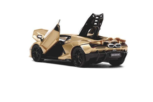 Hung Hing 1:64 Lamborghini Revuelto LB744 V12 PHEV Gold Official Licensed Hobby Expo China 2026 Special Edition (Openable All Doors and Hoods with Detailed Engine)