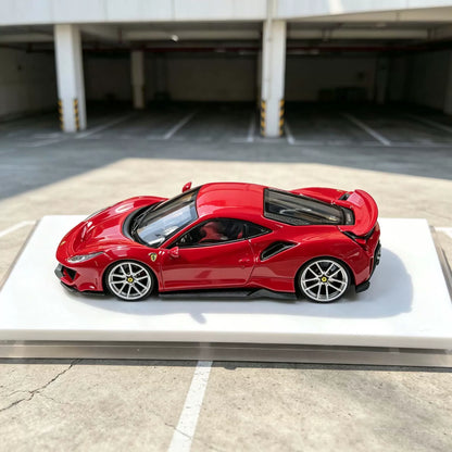 HG 1:64 488 Pista Coupe Rosso Corsa Standard Red