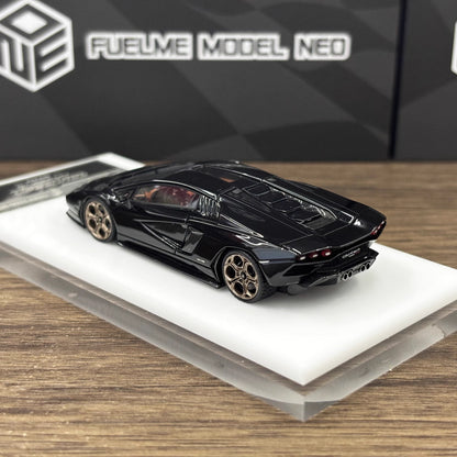 [Premium Resin Model] FuelMe Neo 1:64 Lamborghini Countach LPI 800-4 Nero Maia Black