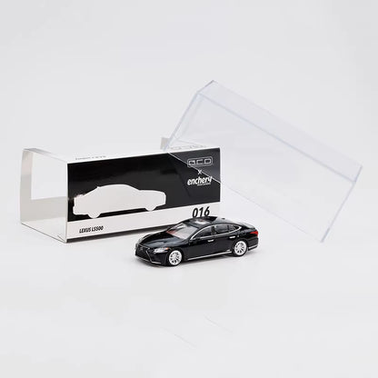 GCD X Enchery 1:64 Lexus LS500 Original Stance Black LHD