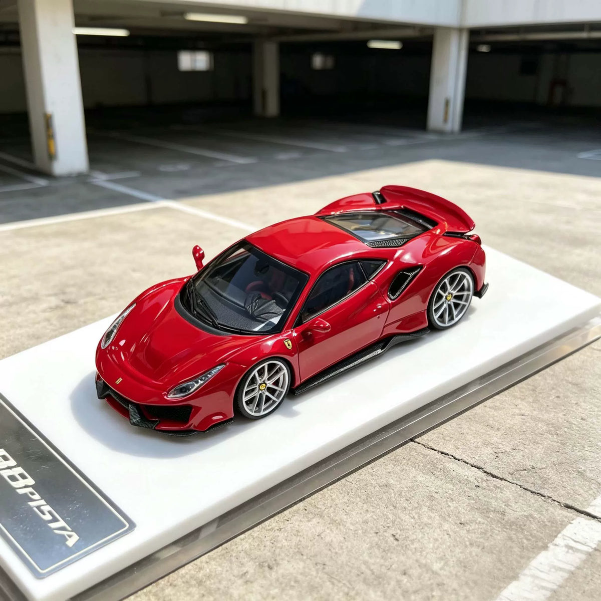 HG 1:64 488 Pista Coupe Rosso Corsa Standard Red