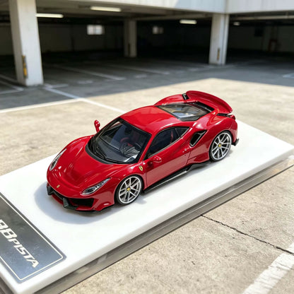 HG 1:64 488 Pista Coupe Rosso Corsa Standard Red