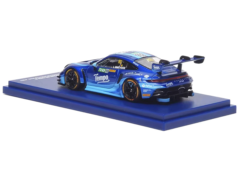 AR Box 1:64 Porsche 911 GT3 R Macau Grand Prix FIA GT World Cup 2025 #992 Tempo Porsche Official Licensed (630002111)
