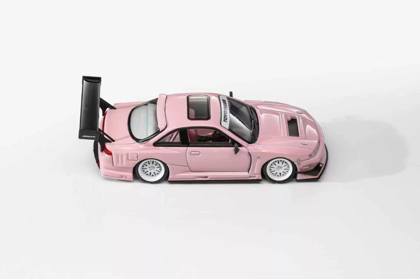 Mortal 1:64 Nissan Silvia S14 GT-Spec V2 SEIJI Ookawara Peach Pink in Premium Box Packaging - Chinese Customised Version