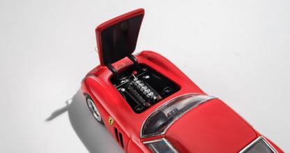 Classic Lover 1:64 Ferrari 250 GTO Red Openable Front Hood Detailed Engine Limited 999 Pieces