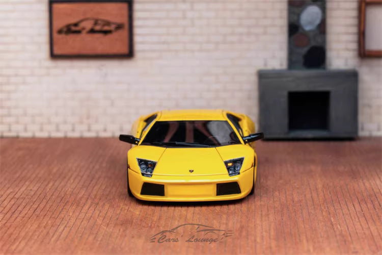 [Premium Resin Model] Car Lounge 1:64 Lambroghini Murcielago LP640 Coupe Giallo Orion Yellow Premium Box Packaging Limited 599 Pieces