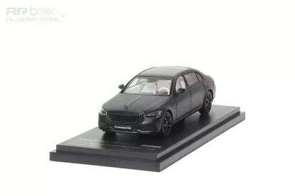 AR Box 1:64 Mercedes Benz S Class MK7 Maybach 2023 Night Series Obsidian Black Official Licensed China GT Show 2025 Special Edition