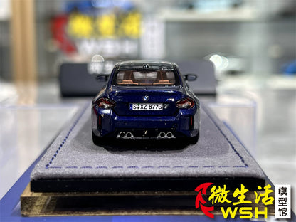 Mortal 1:64 BMW M2 Mk2 G87 Tanzanite Blue in Premium Box Packaging