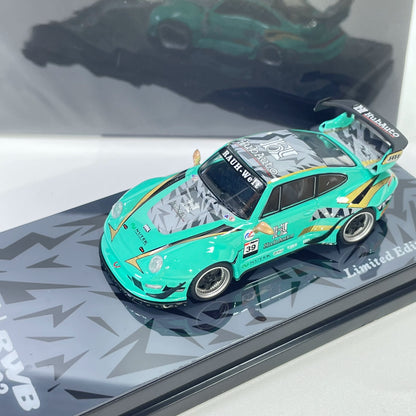 Motokit 1:64 RWB 993 #23 Hub Auto Green Livery