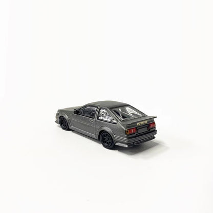 DCT 1:64 Toyota Corolla AE86 Levin GT-APEX RWB Wide Body Custom Grey