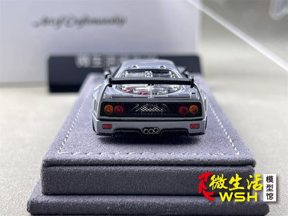AOC 1:64 F40 Raw Metal Edition Hobby Expo China 2026 Limited Edition (Openable All Doors and Hoods with Detailed Engine and Decal Stickers)