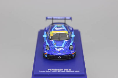 AR Box 1:64 Porsche 911 GT3 R Macau Grand Prix FIA GT World Cup 2025 #992 Tempo Porsche Official Licensed (630002111)