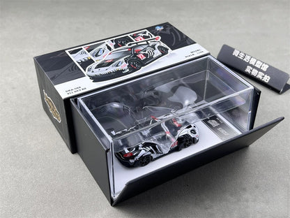 Demon King Auto 1:64 911 GT3 RS (992) Skeleton Rexy Dinosaur #77 (Openable Front Hood + Doors) in Premium Box Packaging