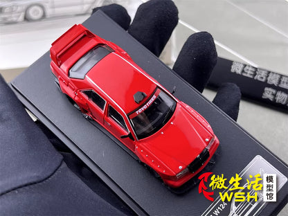 Rhino Model 1:64 Mercedes Benz E-Class MK1 W124 Red Concept Custom Edition