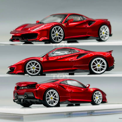 HG 1:64 488 Pista Coupe Metallic Red