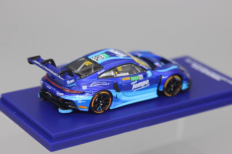 AR Box 1:64 Porsche 911 GT3 R Macau Grand Prix FIA GT World Cup 2025 #992 Tempo Porsche Official Licensed (630002111)