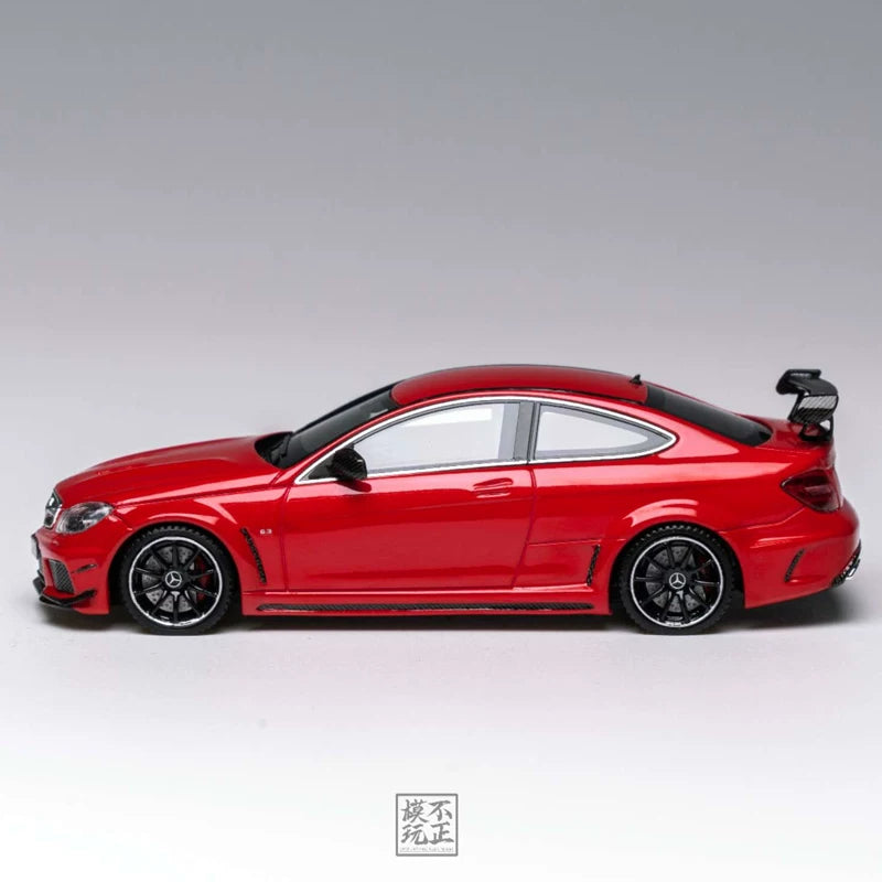 [Premium Resin Model] Car Lounge 1:64 Mercedes-Benz C63 Black Series C-Class W205 Mars Red Premium Box Packaging (Limited to 399 Pieces)