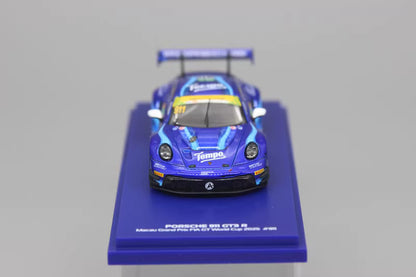 AR Box 1:64 Porsche 911 GT3 R Macau Grand Prix FIA GT World Cup 2025 #911 Tempo Porsche Official Licensed (630002011)