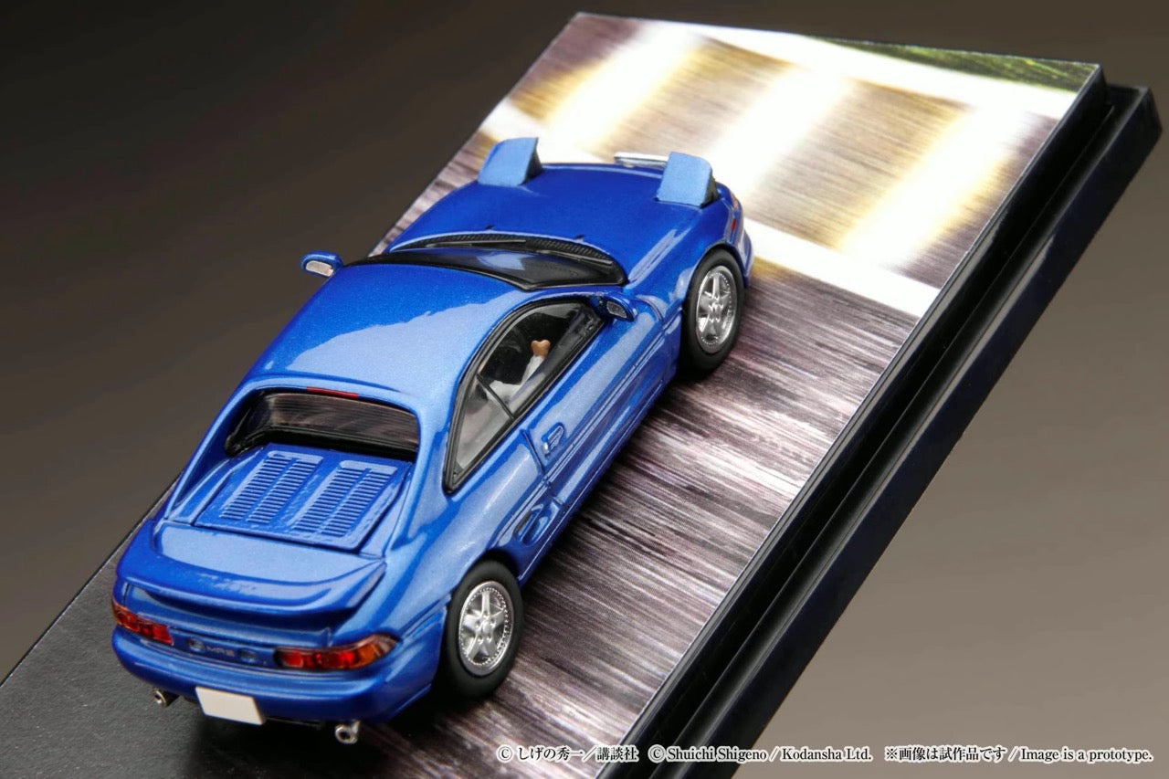 Hobby Japan 1:64 Toyota MR2 SW20 G-Limited Folding Headlight Initial D Official Licensed Kai Kogashiwa VS Takumi Fujiwara with Kai Kogashiwa Figure Driving In The Car